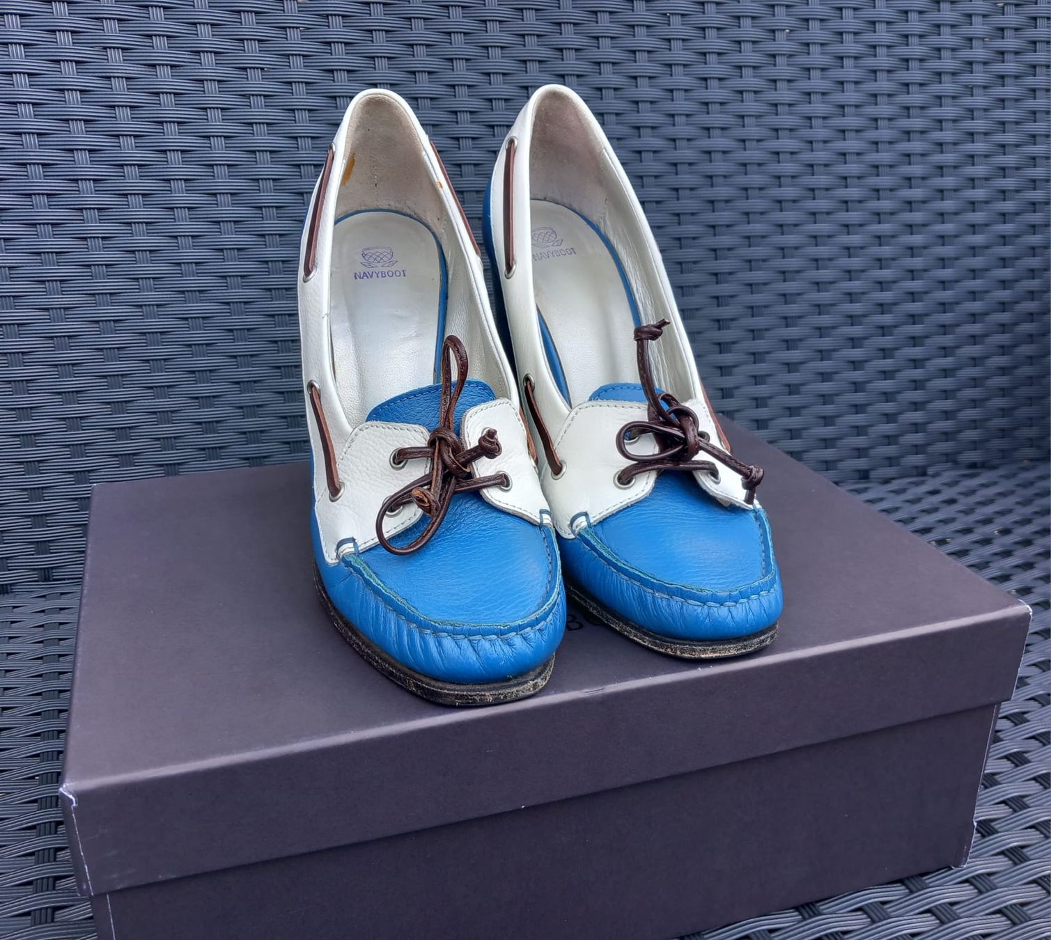 Navyboot Scarpe da donna: Schöne Navyboot Läufer aus Leder Gr. 37 – Usato da Winterthur venduto da Jopf1 8