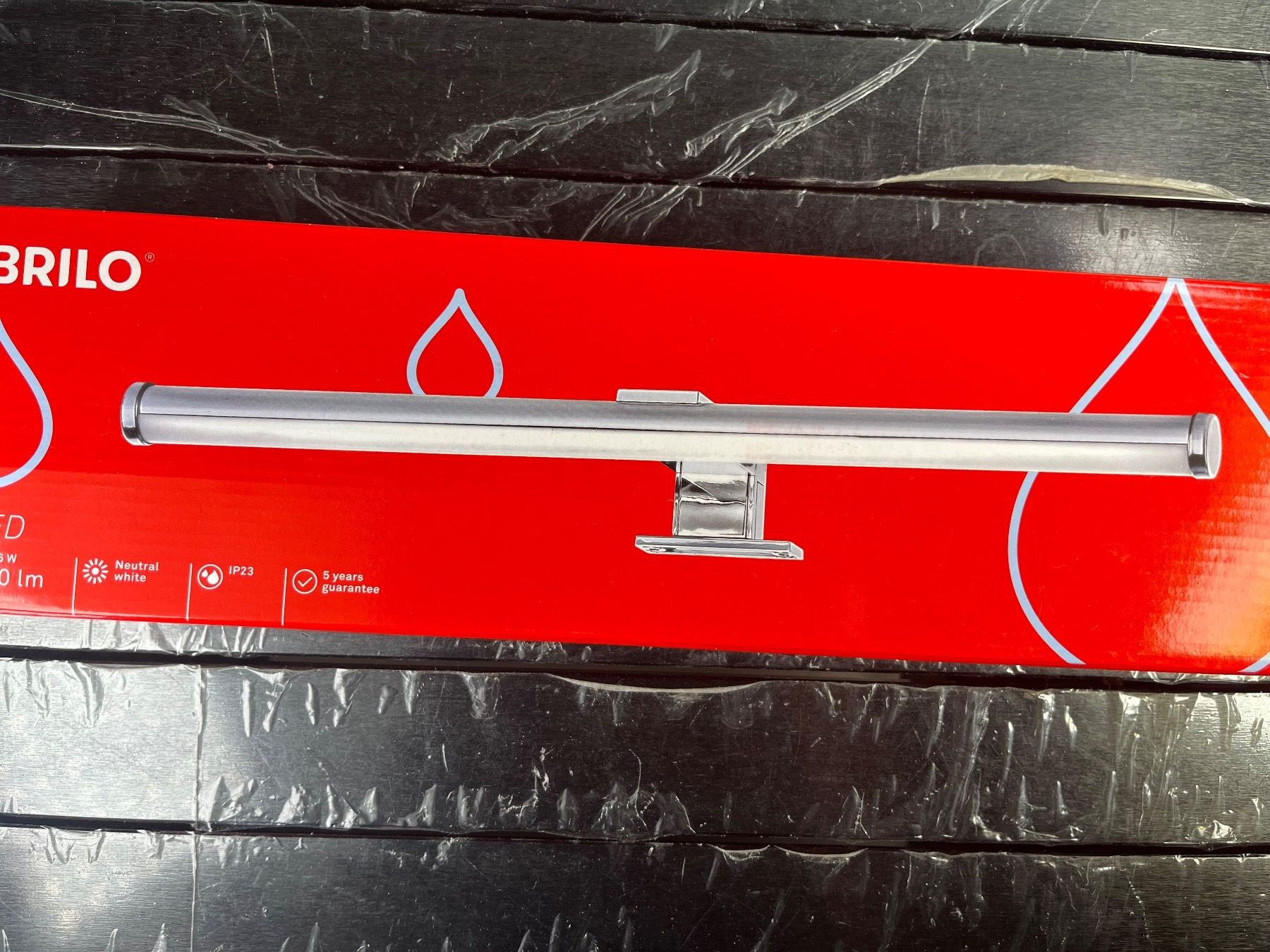 Lampade: Brilo LED-Badezimmerlampe, Lampe, 40 cm – Nuovo e nell'imballaggio originale da Tafers venduto da JP911 3