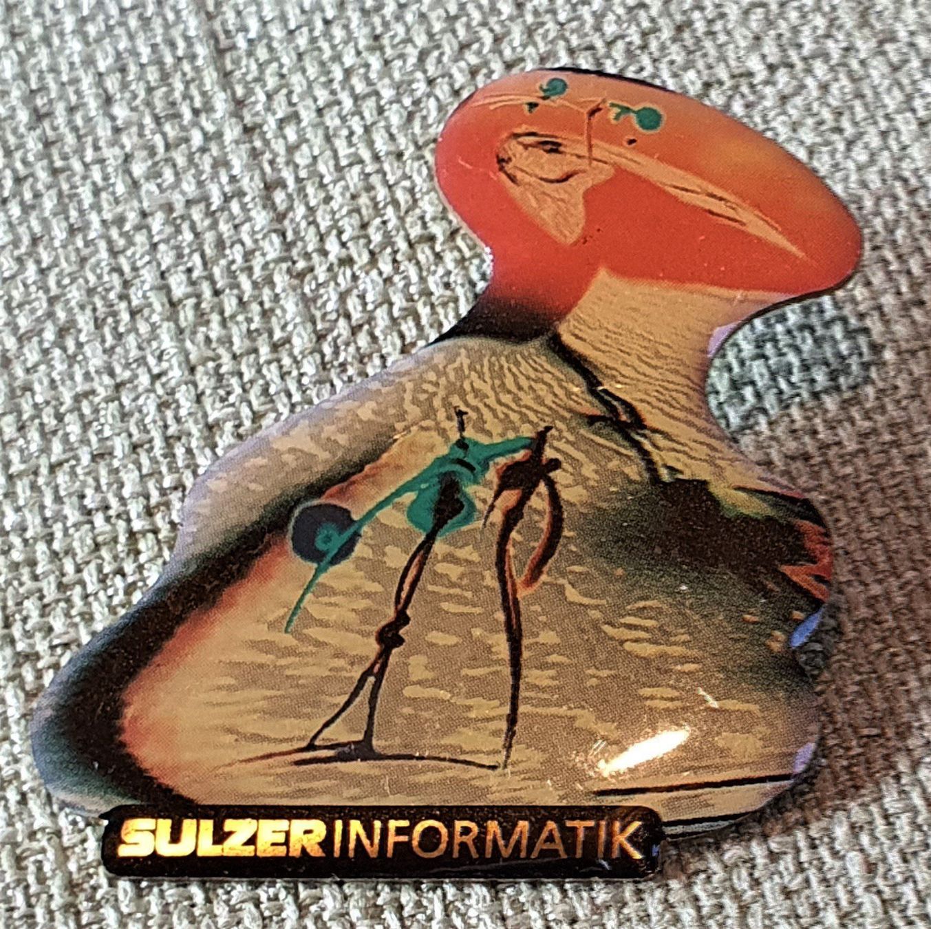 Spille & Fermagli: E174 - Pin SULZER Informatik Kunst Pin – Usato da Reinach BL venduto da Boston-Verkauf