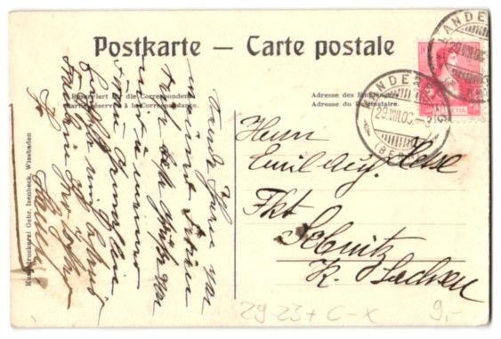 Cartes postales: Relief-AK Kandersteg, Ortsansicht mit Bl – D'occasion à Berlin par bartko-reher 1
