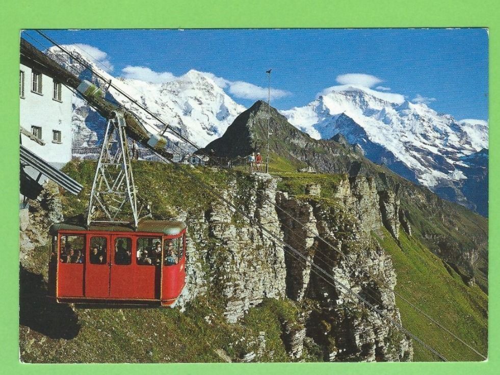 Cartes postales: Wengen-Mändlichen Luftseilbahn – D'occasion à Zürich par t24_de