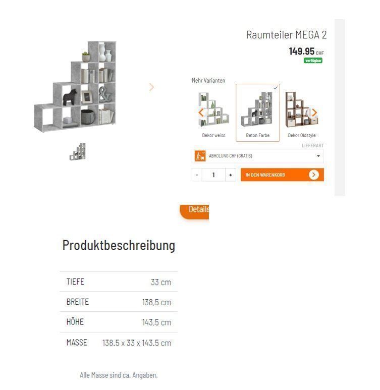 Scaffali: Raumteiler, Regal – Difettoso da Root venduto da Fashionhomeandmore 1