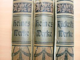 Heines + Rückerts Werke (3 Bände)