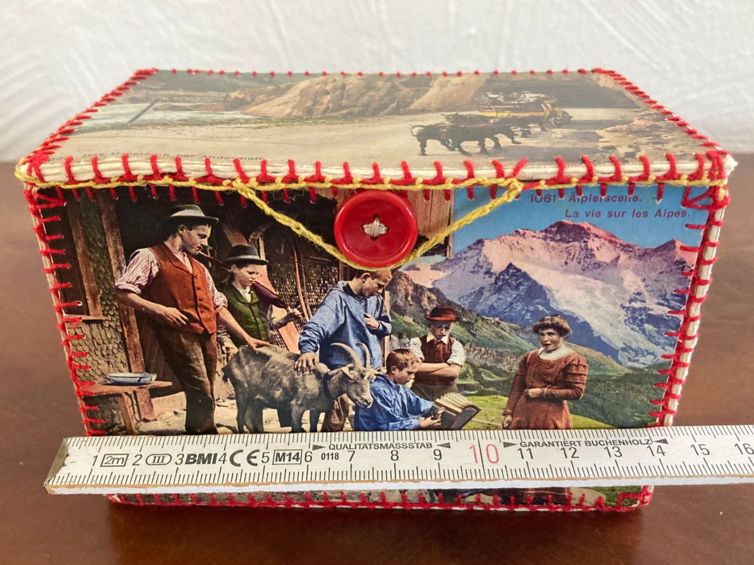 Alle Dekorationen: hangearbeitets  Truckli  aus  alten  Ansichtskarten – Gebraucht aus Subingen von ArtBead 7