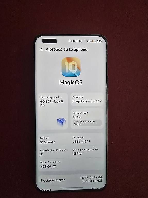 Telefoni cellulari / Smartphones: HONOR Magic 5 Pro (512gb) – Usato da Neuchâtel venduto da Vincentsandoz 2
