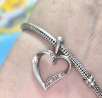 pendentif cœur en argent 925