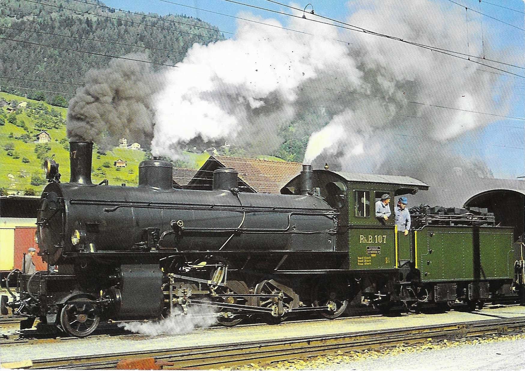 Ansichtskarten: Verein Dampffreunde der Rhätischen Bahn Lanquart 27.5.1967 – Gebraucht aus Rothrist von Stranglehold