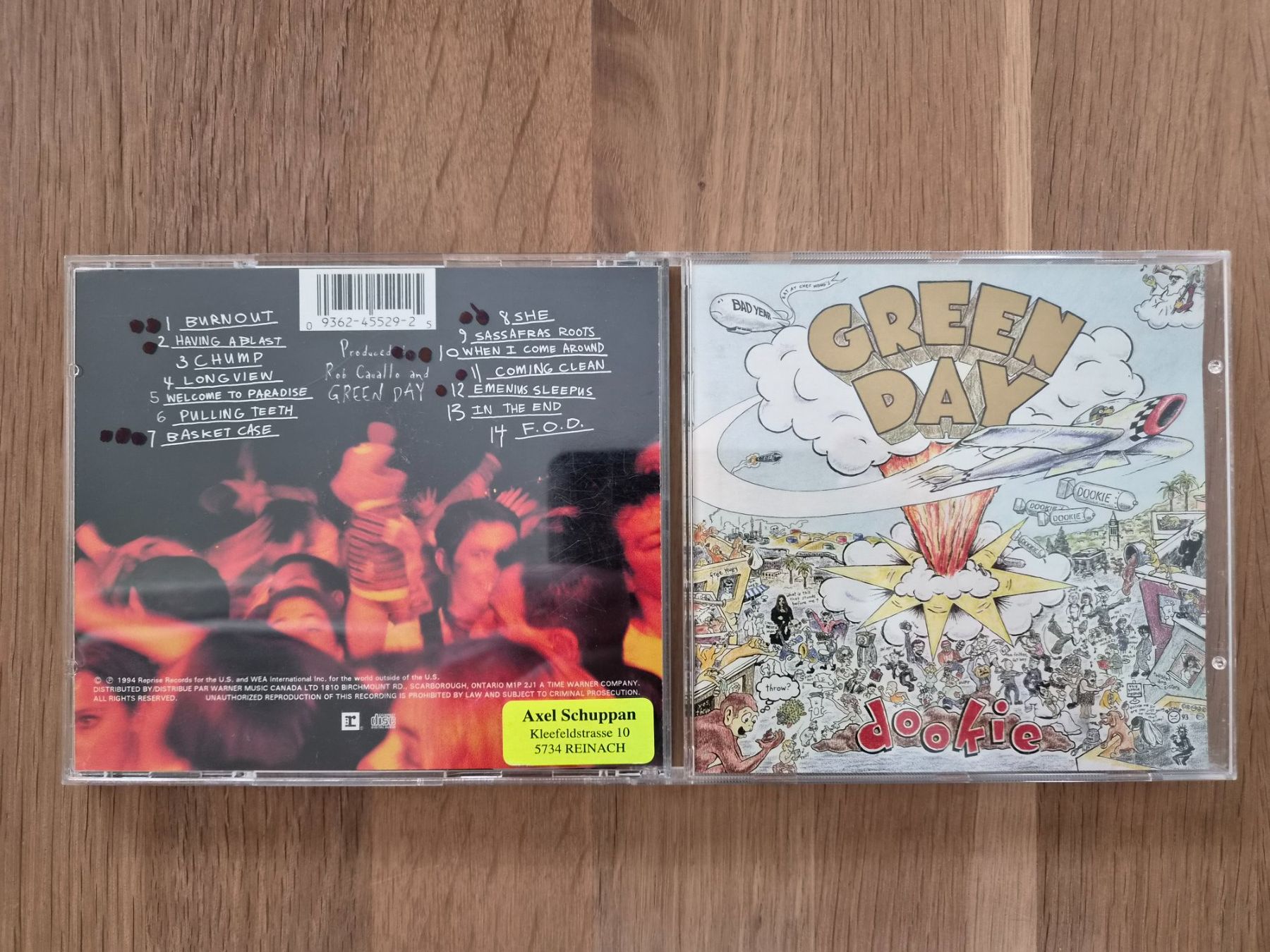 CD: CD Green Day - Dookie, 1994 – Usato da Nebikon venduto da Harley-Davidson01