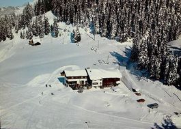 LENZERHEIDE Flugaufnahme Crest' Ota, Auto