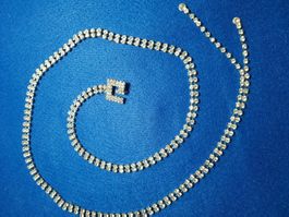 Strassgürtel  / Gürtel aus Strass-Steinen