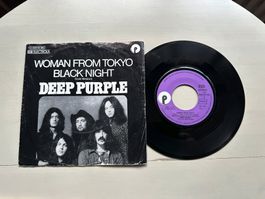 DEEP PURPLE tolle WOMAN FROM TOKYO Single 70's Kult