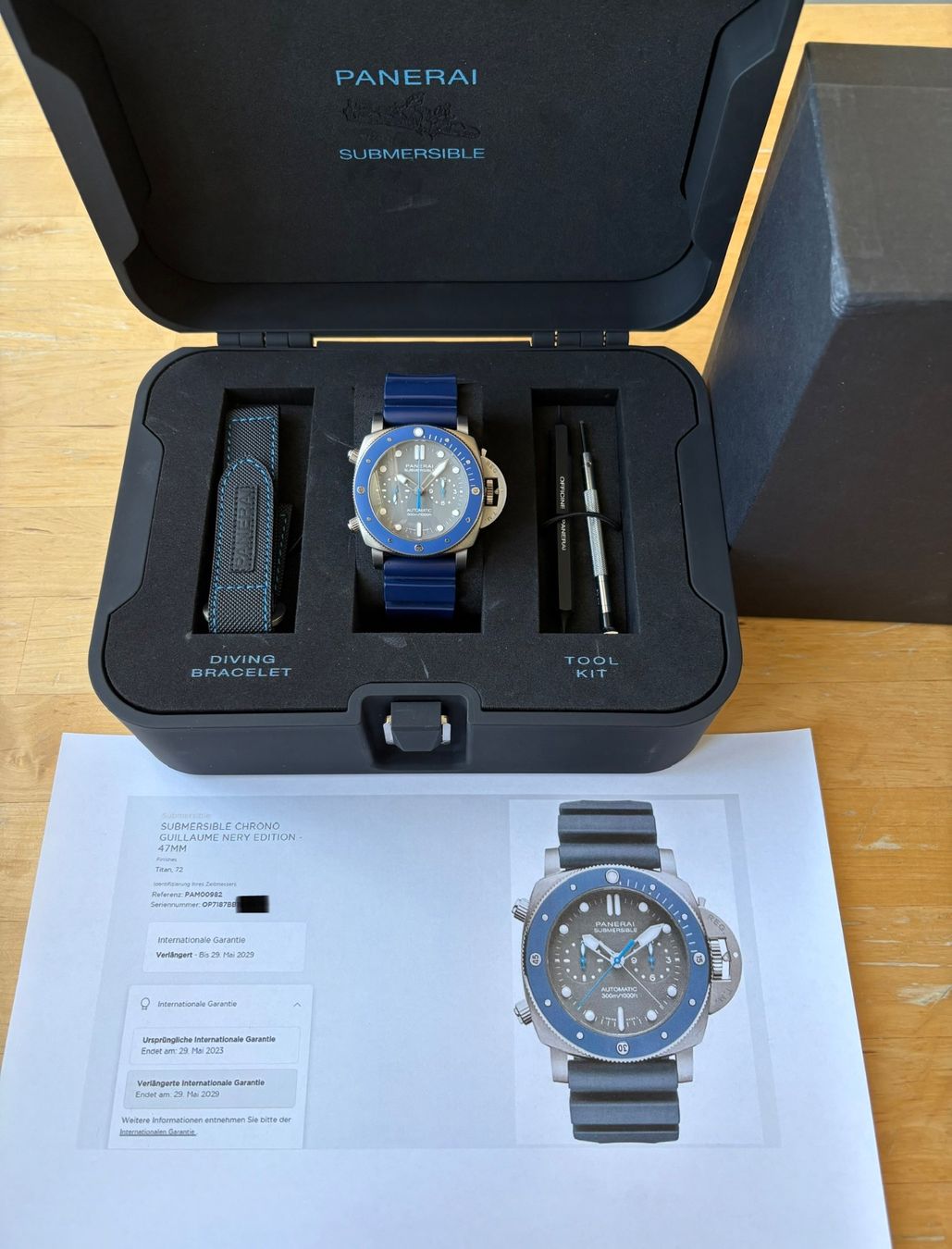 Panerai Orologi: PANERAI Submersible Chrono Edition Guillaume Nery PAM00982 – Usato da Birsfelden venduto da Mynos 2