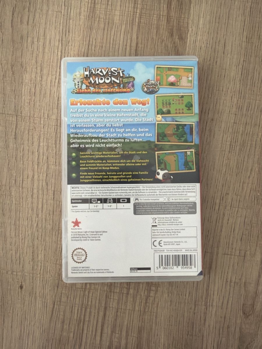 Nintendo Giochi: Harvest Moon - Licht der Hoffnung Nintendo Switch – Usato da Hagendorn venduto da masterchieff 1