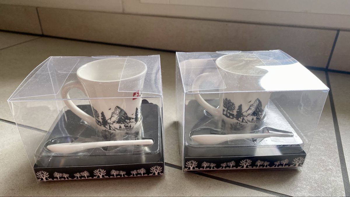 Tazze: ESPRESSOTASSEN SET INKL. LÖFFEL NEU – Nuovo e nell'imballaggio originale da Eglisau venduto da Lara0 2