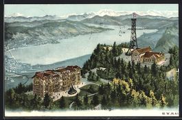 Zürich, Uetliberg aus der Vogelschau