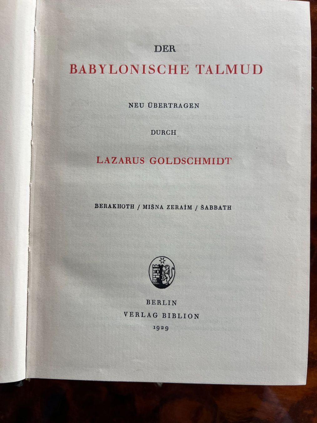 Bücher: Der Babylonische Talmud – Gebraucht aus Lutry von joh_f8hp 5