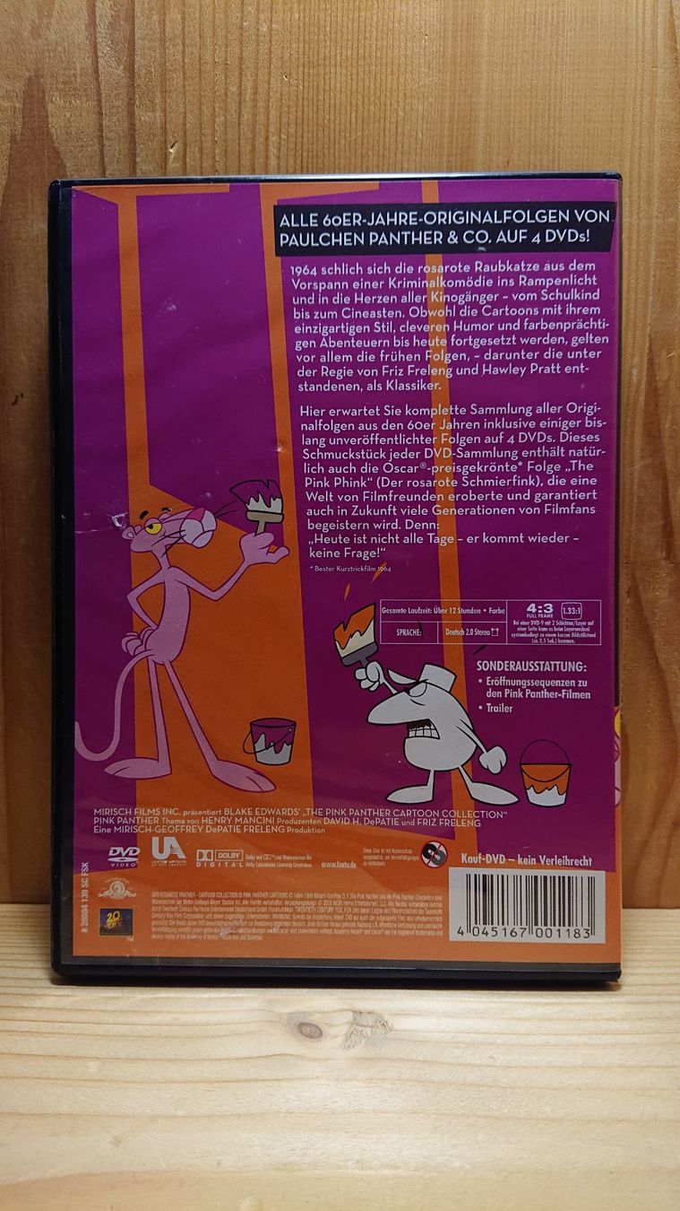 Tutti i DVDs: DER ROSAROTE PANTHER DVD Cartoon Collection – Usato da Wilderswil venduto da Exebub 1