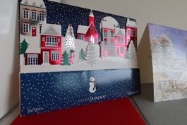 Set: 3 besondere Weihnachtskarten (Doppelkarten/Kuverts)