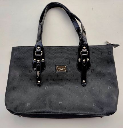 Handtasche Pierre Cardin schwarz mit Portemonnaie