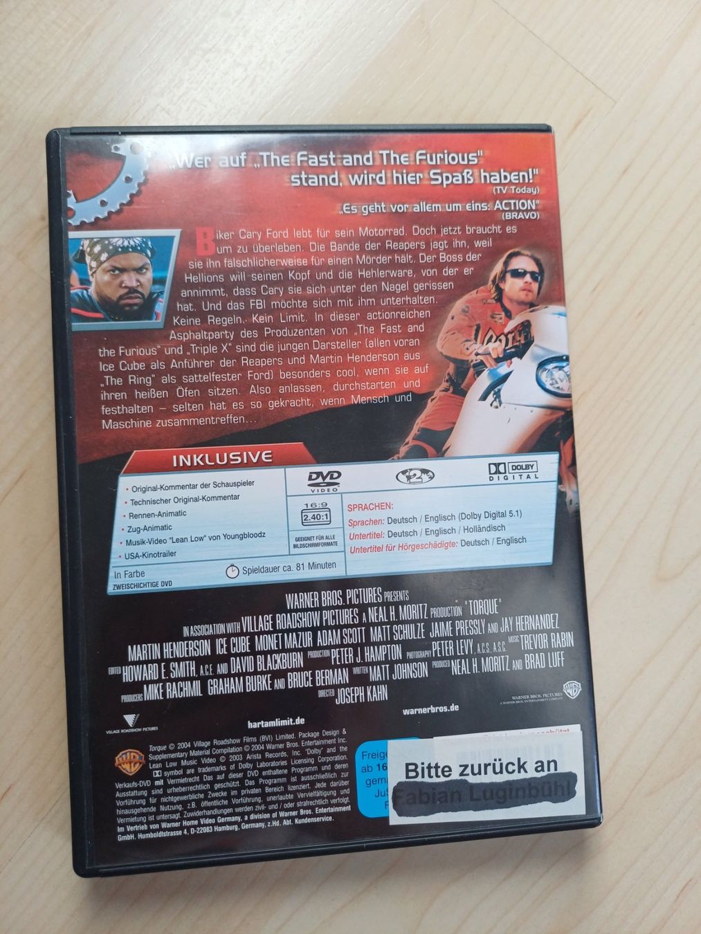 Tutti i DVDs: DVD Hart am Limit – Usato da Walenstadt venduto da emynmuil1 1