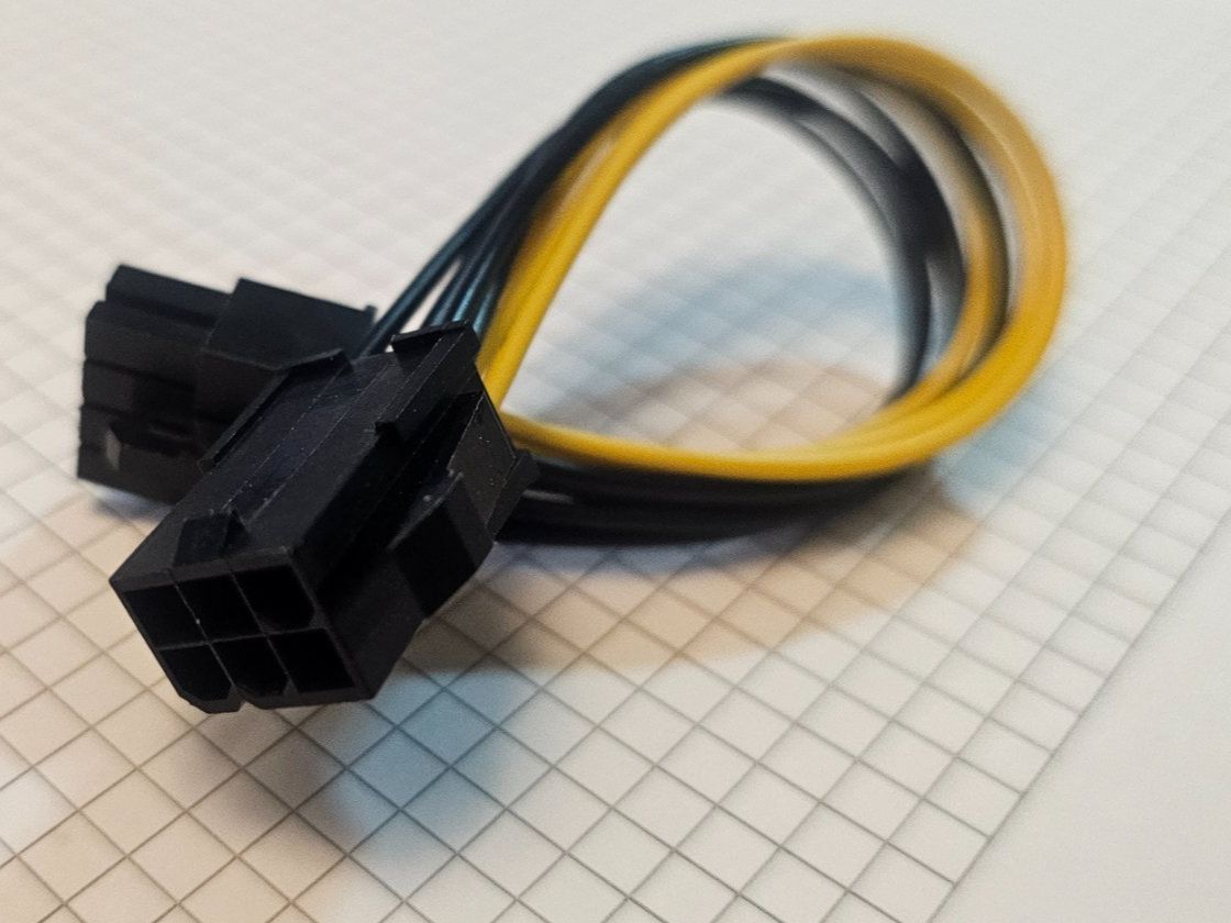 Cavi: PCI-E 6-Pin zu 8-Pin GPU Grafikkarten Adapter Strom Kabel – Nuovo (secondo la descrizione) da Oberengstringen venduto da krasnopjorovs 3