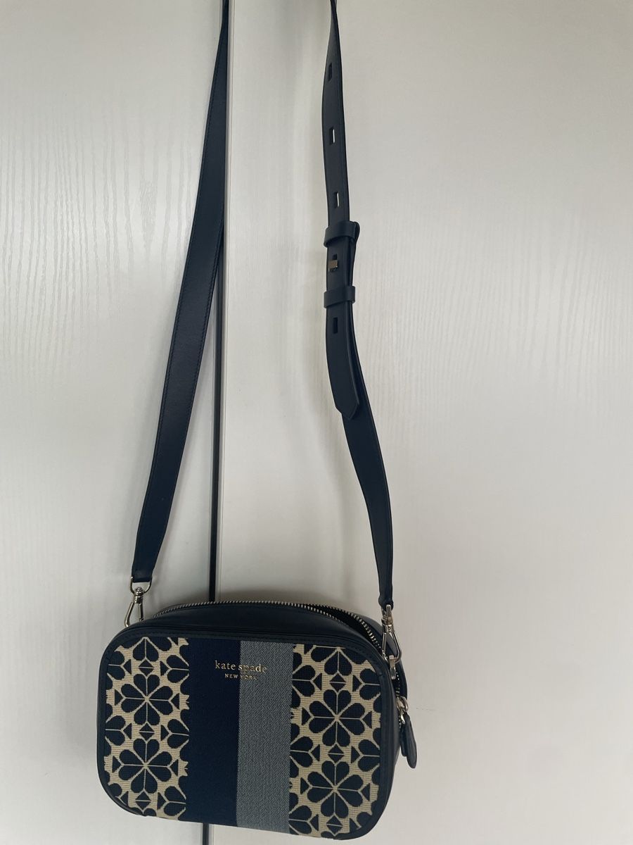 Kate Spade Borse da donna: Kate Spade Umhägetasche mit Muster blau – Usato da Steinhausen venduto da Marmottarosa