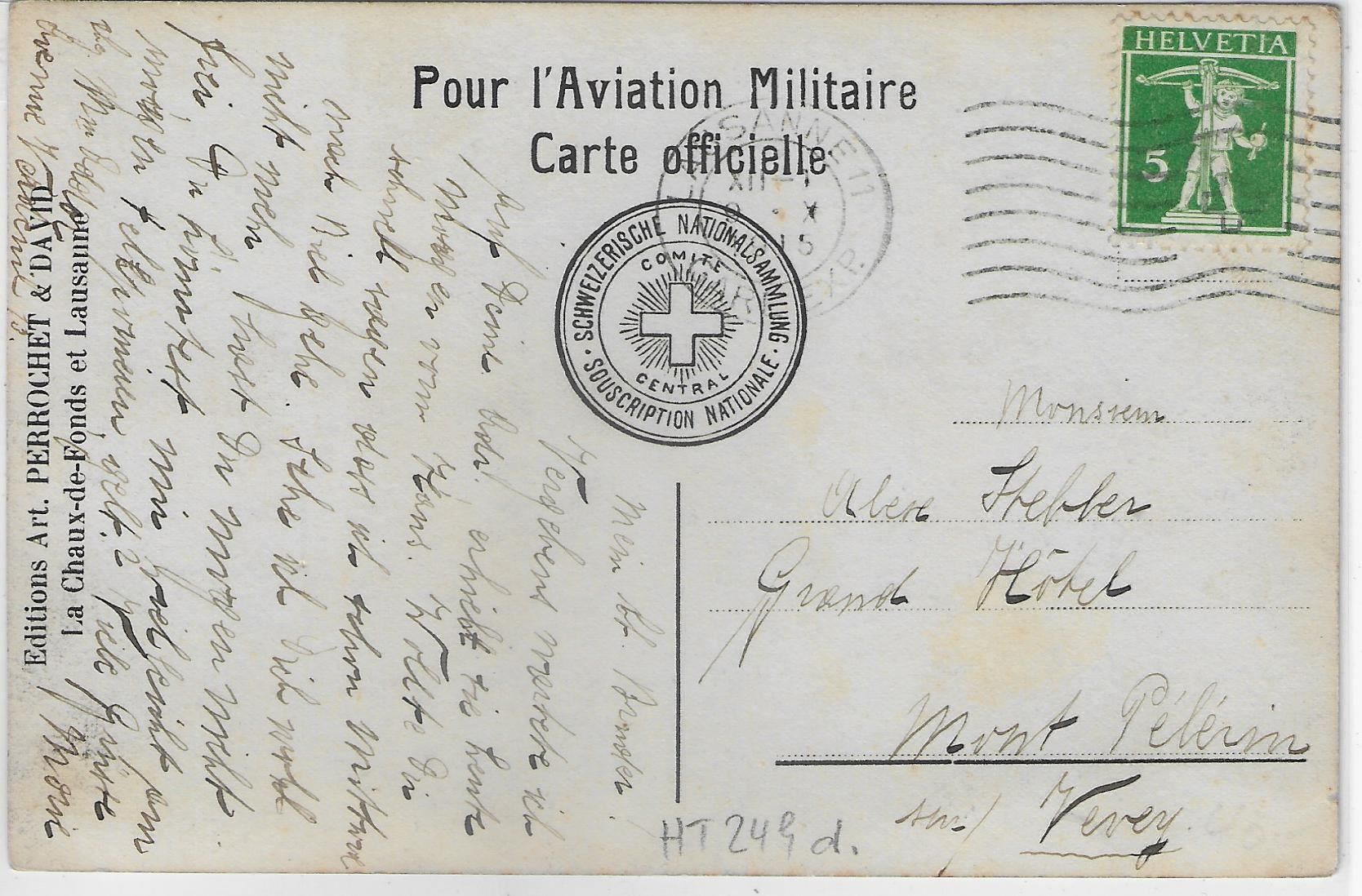 Ansichtskarten: Pour la Patrie - Pour l'Aviation – Gebraucht aus Ettingen von Kartenplanet 1