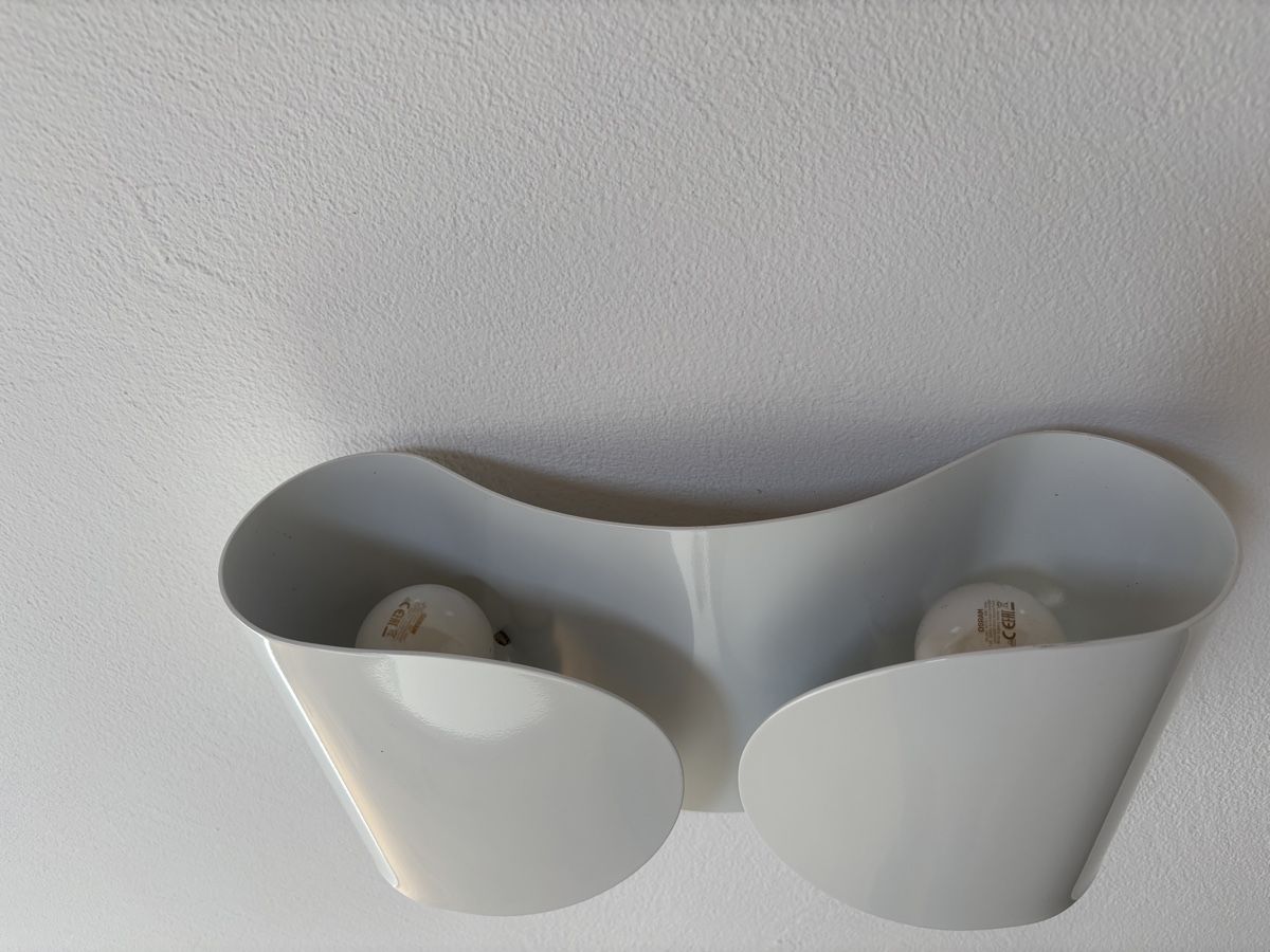 Lampade: Wandlampe Weiss, 2 Leuchtmittel – Usato da Jenins venduto da SpriteLee 1