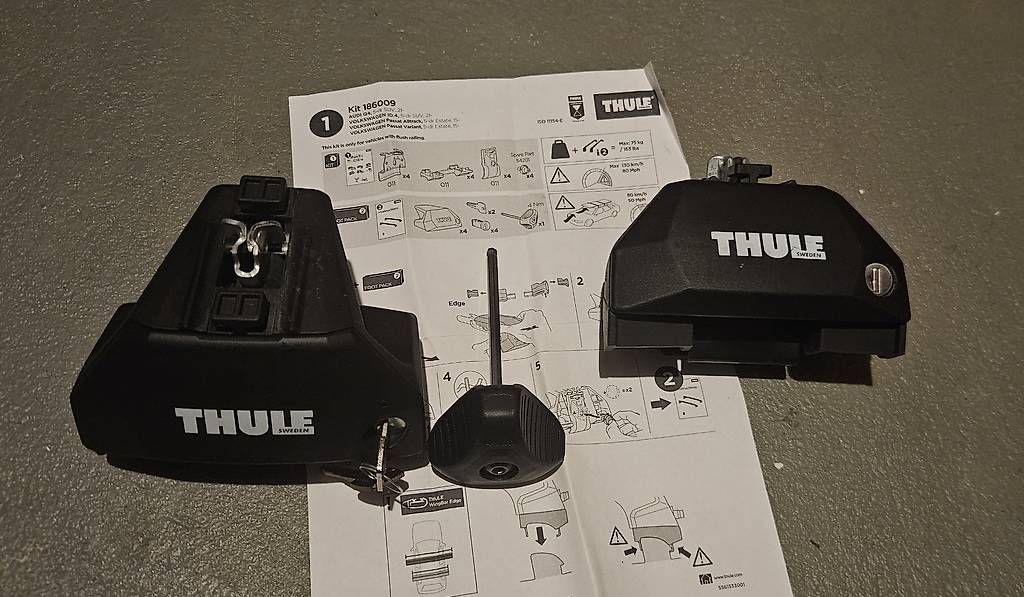 Dachträger: 	Thule Evo Flush Rail 710600 + Thule Kit 186009 – Gebraucht aus Bern von dan_sr6p