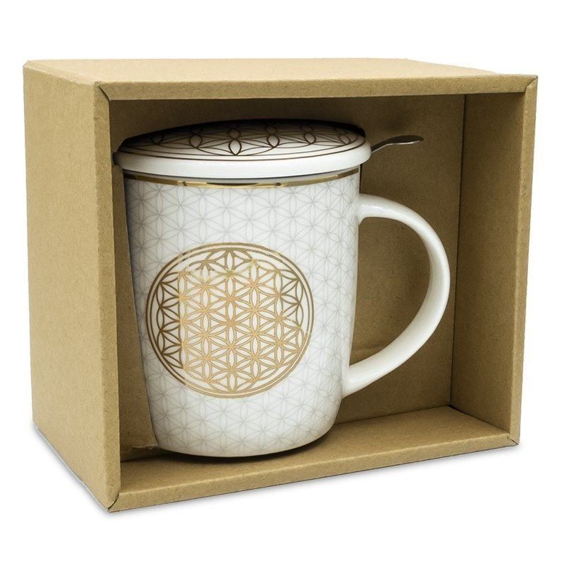 Tazze: Teetassen-Set - Blume des Lebens – Nuovo e nell'imballaggio originale da Mauren venduto da Yeelen 3