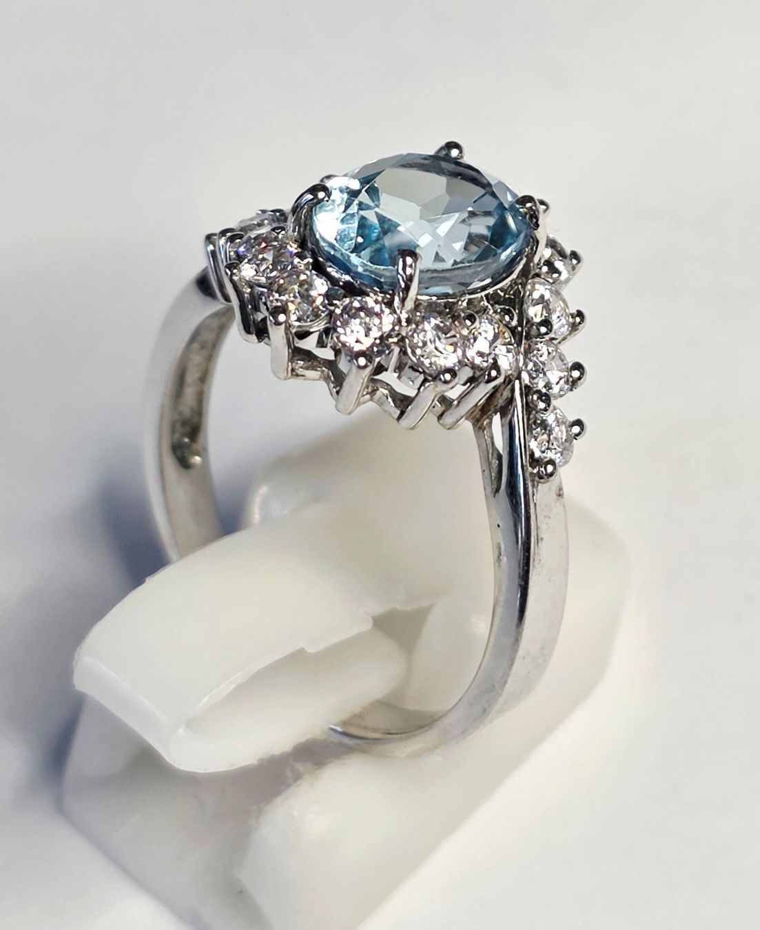 Bagues: Blau Topas Silber Ring – Neuf (Voir description) à Zürich par adriben 2