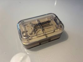 Tablettenteiler mit Behälter, neu