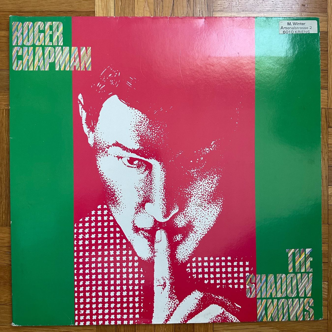 Dischi in vinile: LP - Roger Chapman - The Shadow Knows – Usato da Breganzona venduto da Onairda75