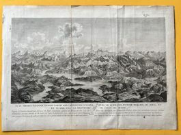 Kupferstich Luzern, Schwyz, Underwalden, Zug und Glarus 1780