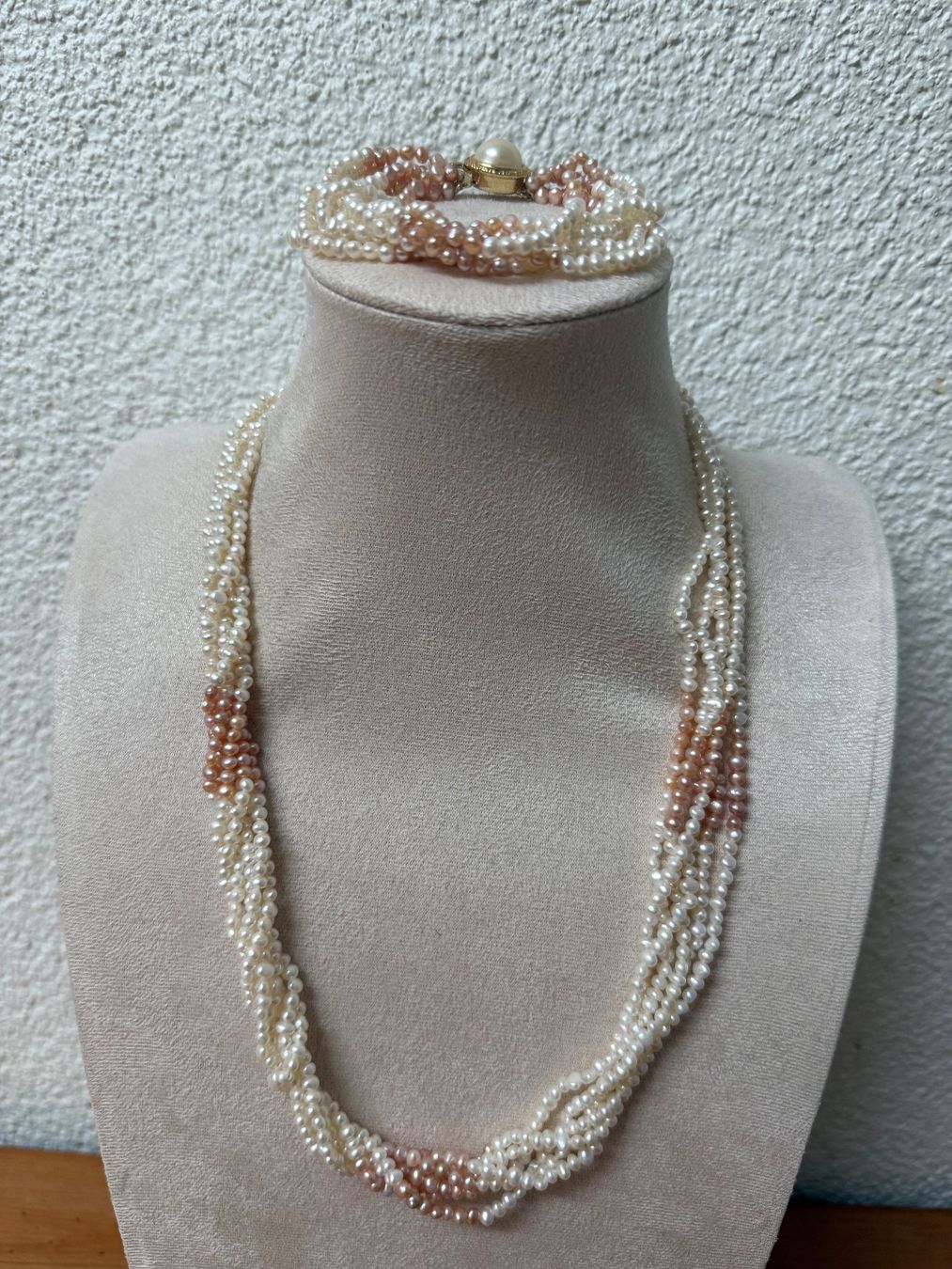 Catenine: Echte Perlen Kette und Armband Verschluss Silber 925 – Usato da Spiegel b. Bern venduto da Rogger72