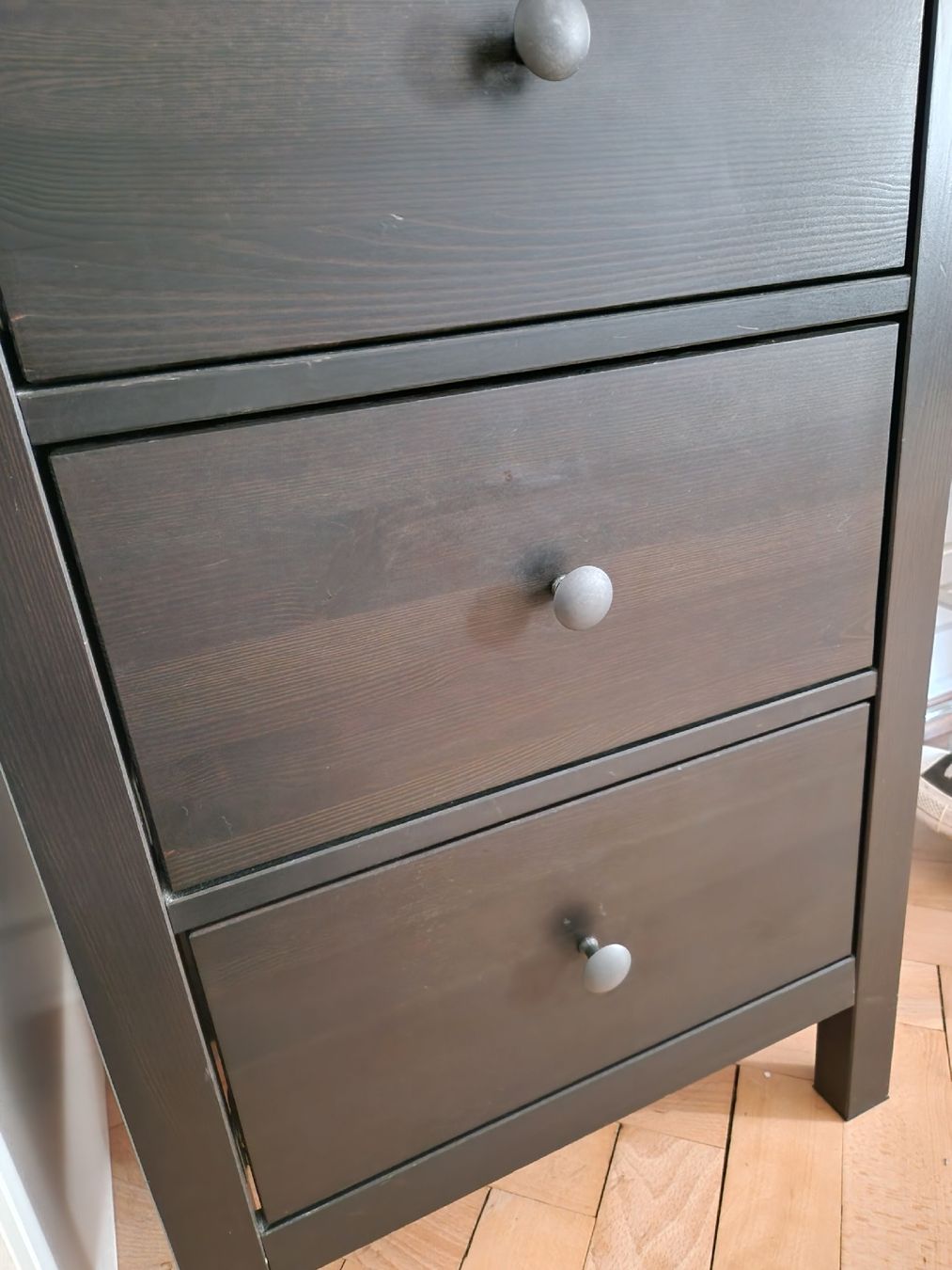 Ikea Commodes: Ikea Hemnes Kommode hoch, schwarz – D'occasion à St. Gallen par Sayuri 3