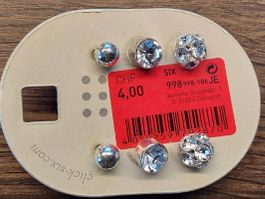 3 Paar Ohrstecker six neu