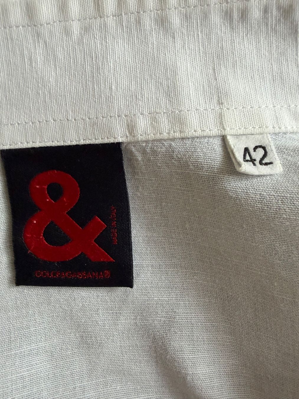 Dolce & Gabbana Camicette: DOLCE & GABBANA  Bluse Gr. 42 IT  100 % Baumwolle – Usato da Interlaken venduto da Bona55 7