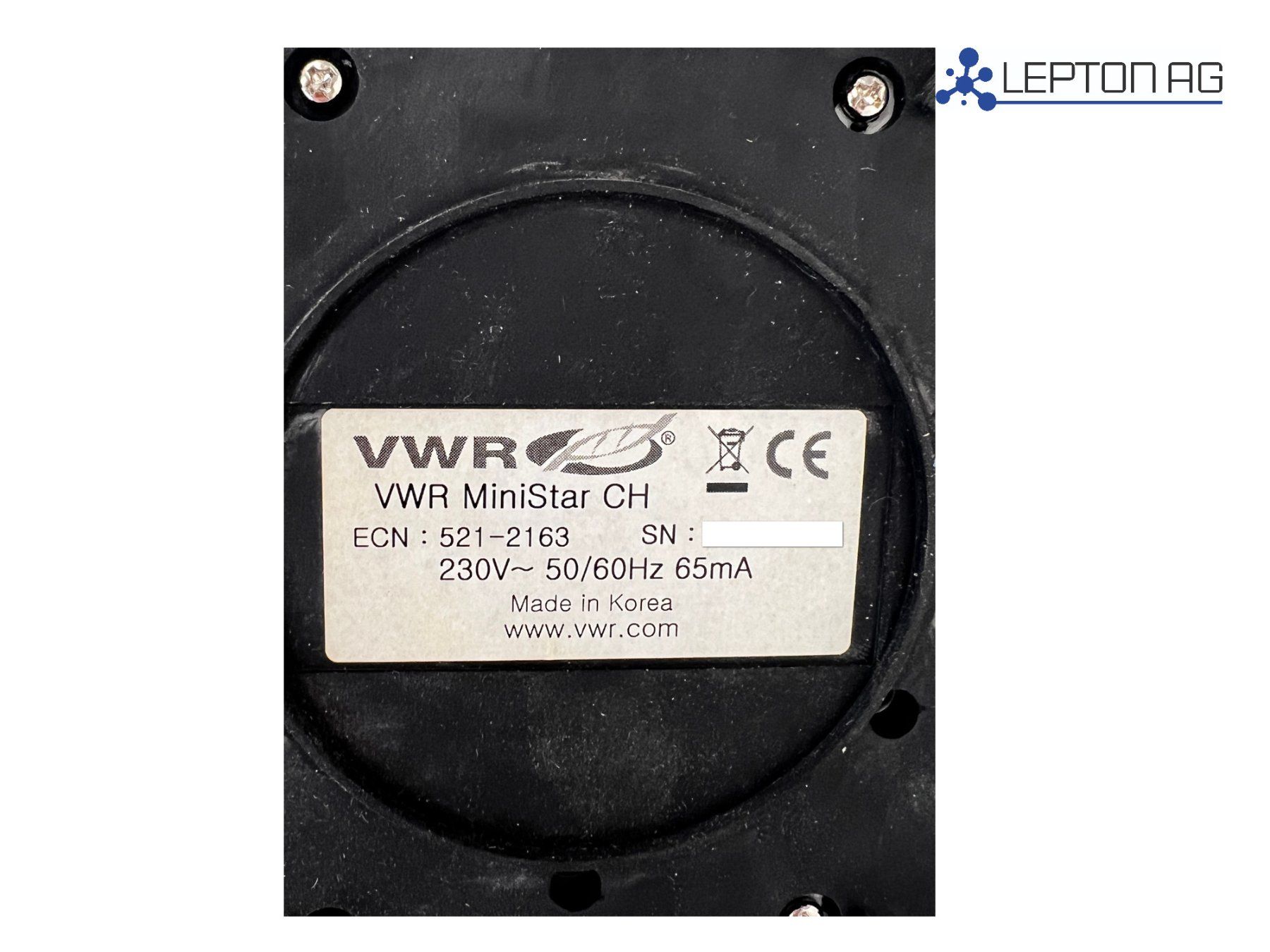 Accessori da laboratorio: VWR Mini Star Mini-Zentrifuge – Usato da Niederdorf venduto da LeptonAG_Labor 4