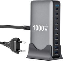 Ladegerät Mehrfach 10 in 1 GaN 4 Laptop Schnellladegerät
