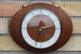 ALTE WANDUHR MIT GONGSCHLAG VINTAGE UHR MECHANISCH AUFZUG