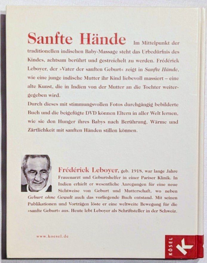 Libri: Sanfte Hände inkl. CD - Frédérick Leboyer – Nuovo (secondo la descrizione) da Wängi venduto da ABIZONE-86 4