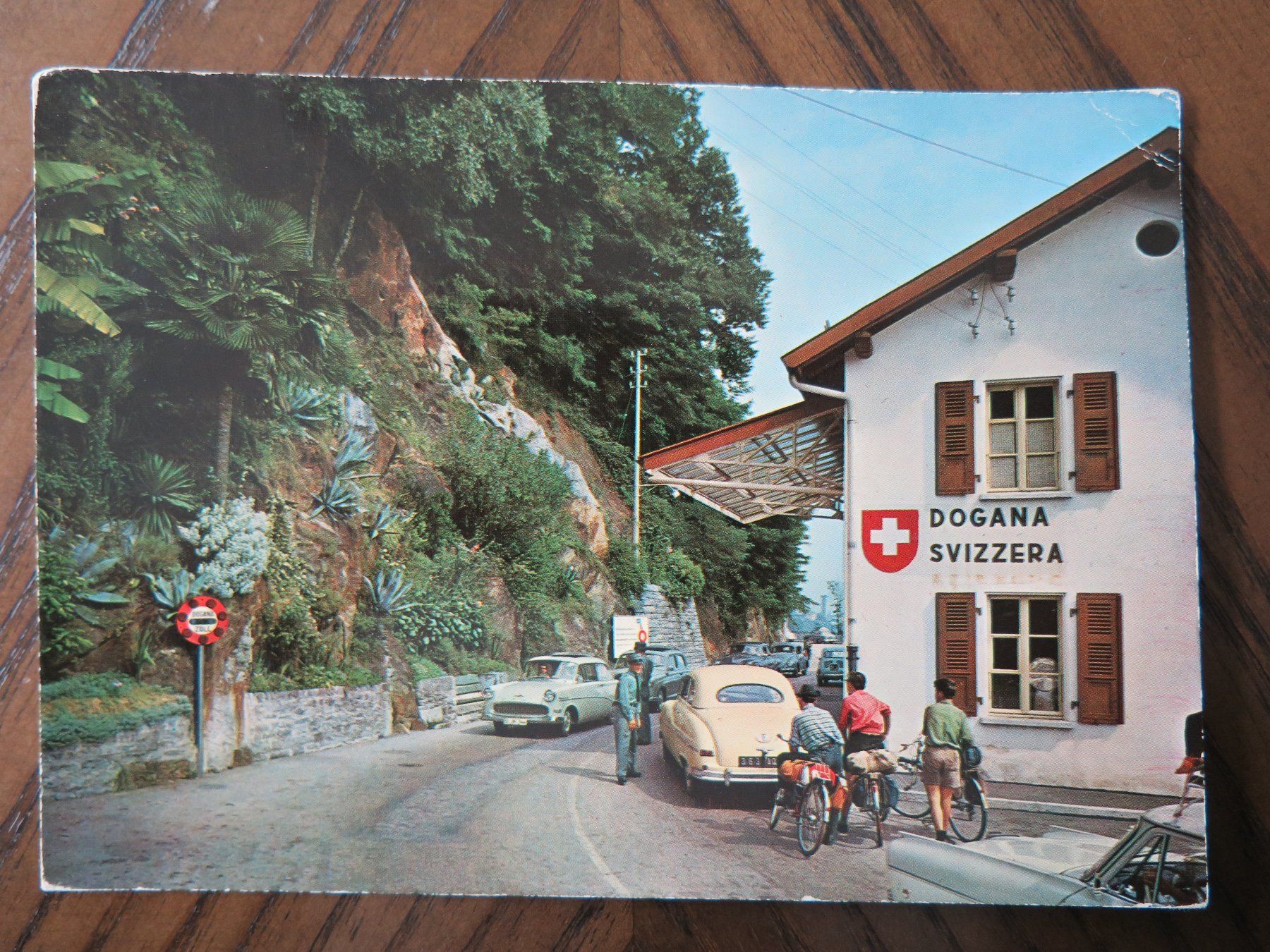 Ansichtskarten: BRISSAGO - DOGANA - ZOLLPOSTEN - OLDTIMER – Gebraucht aus Wittenbach von