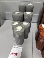 108 Posten Raureif Kerzen aus Liquidation