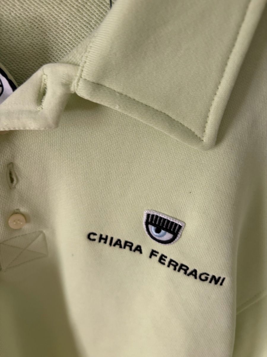 Tops: Polo Chiara Ferragni vert clair taille M  – Neu (gemäss Beschreibung) aus Martigny von O96 1