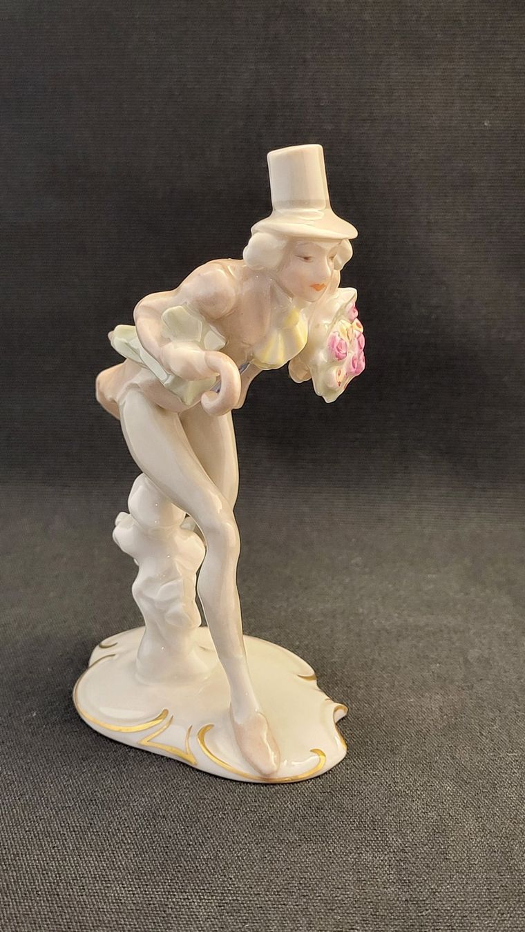 Hutschenreuther Statuette: Hutschenreuther-Figur GRATULANT – Usato da Basel venduto da spinne02 5