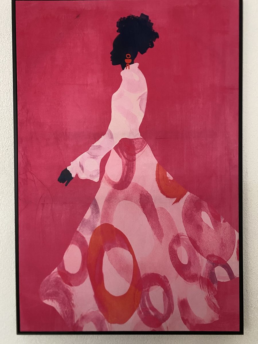 Dipinti: Artwork: Elegant Framed Print - Chic Autumn Style! – Usato da Urtenen- Schönbühl venduto da windowshopper