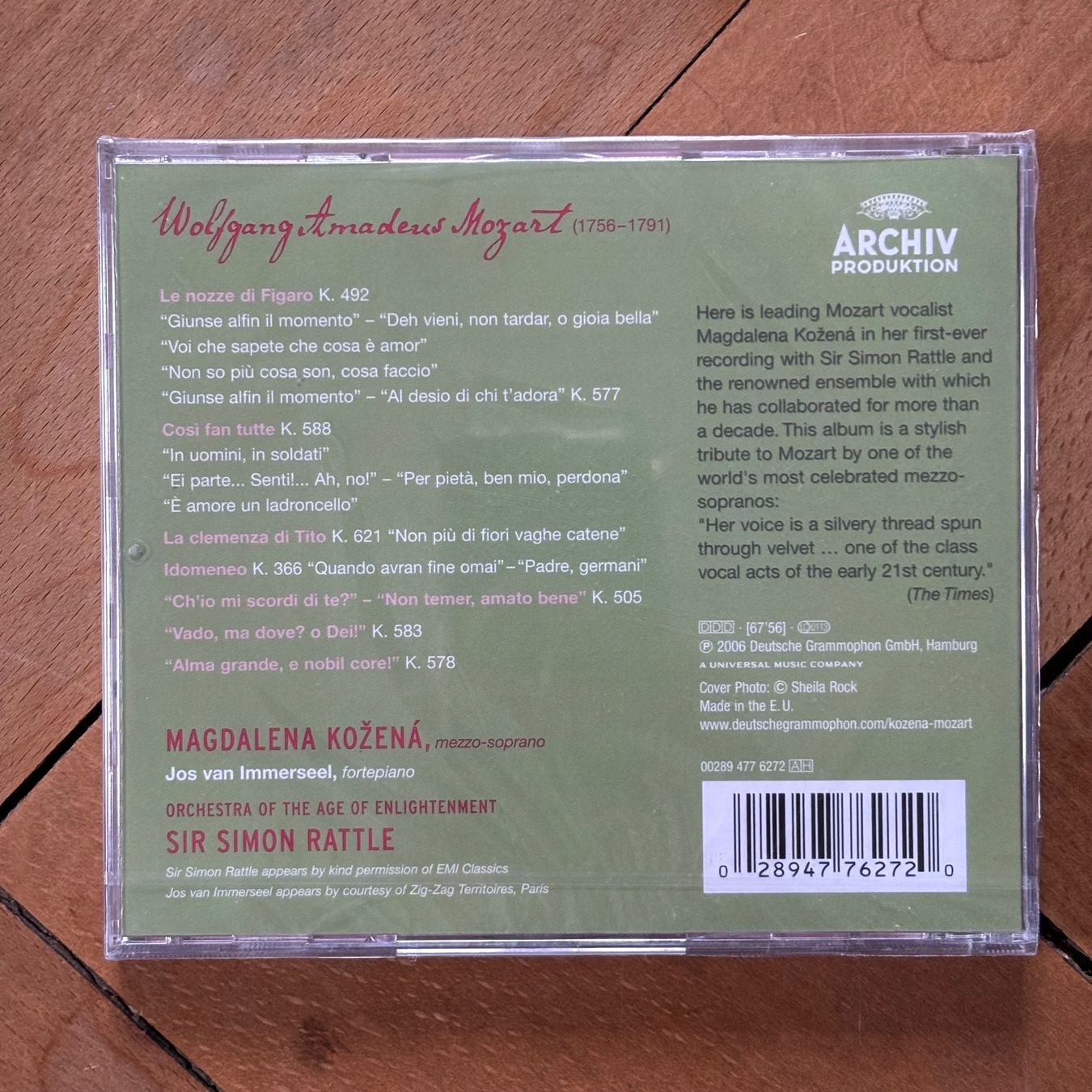 CDs: Rattle/Kozena: Mozart Arias – Neuf avec emballage d'origine à Stans par Abukadnezar 1