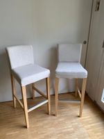 2 IKEA Henriksdal Barhocker beige guter Zustand