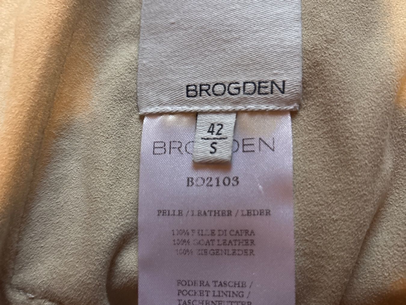 Jacken: Brogden . Jacke aus Ziegenleder S – Neu und originalverpackt aus Besenbüren von teluride89 3